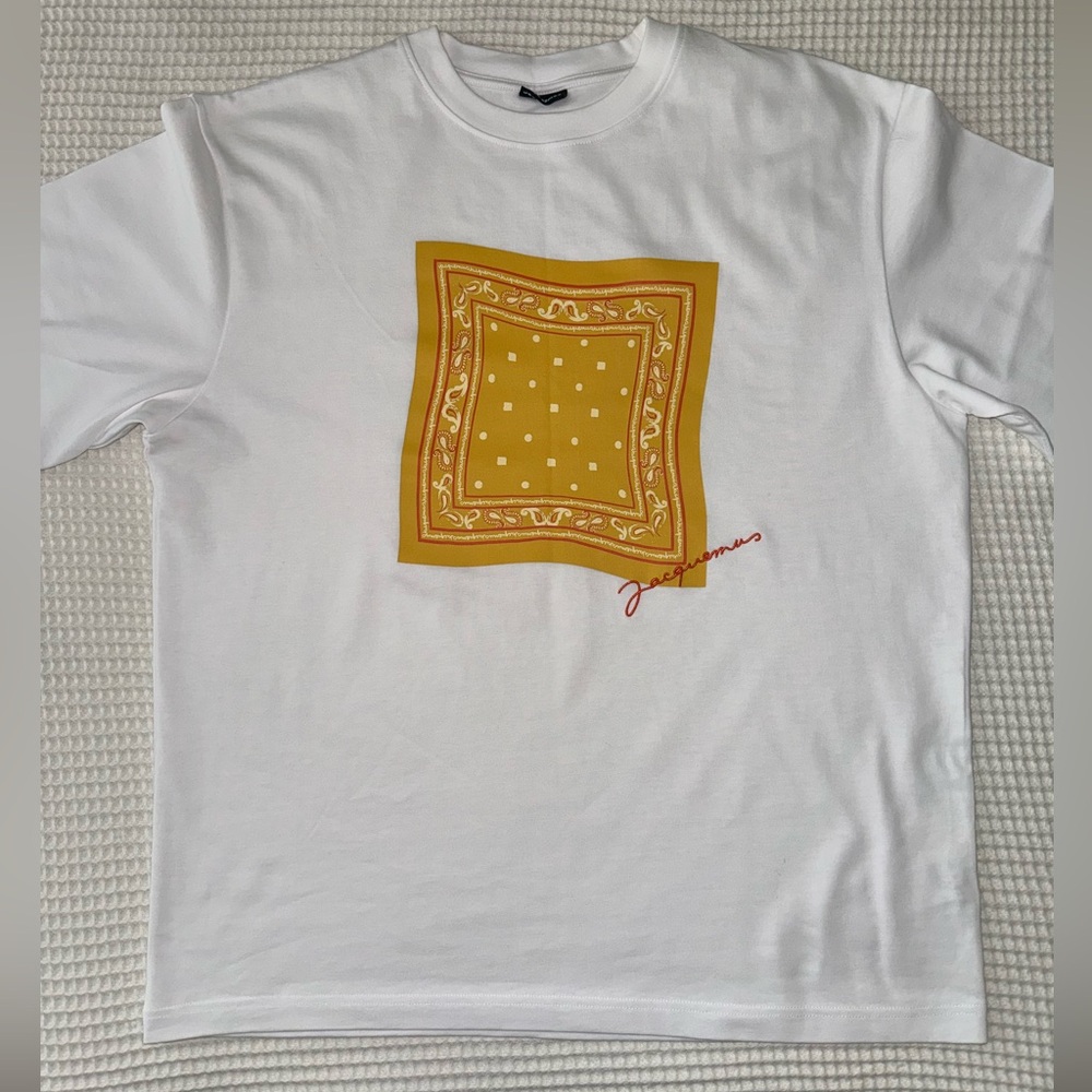 Oversized Medium sized Jacquemus white t shirt